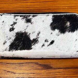 Western Hairon Clutch Wallet